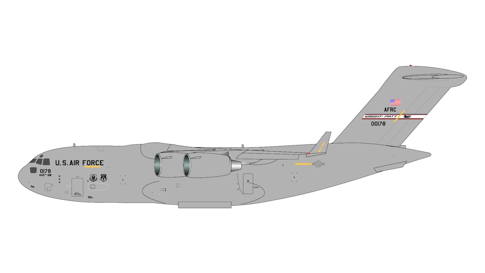 C17 Globemaster USAF "Wright-Patterson AFB" 00-0178