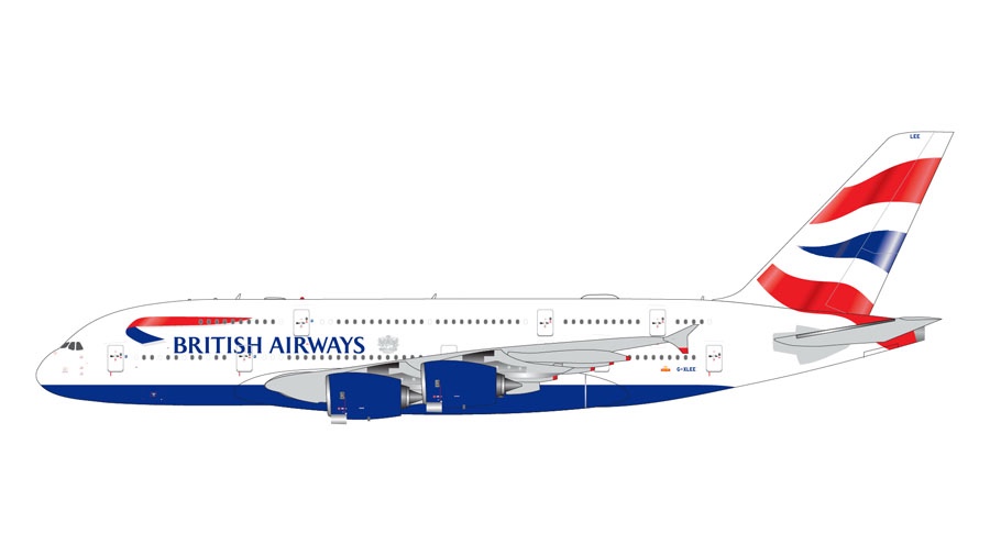 Airbus A380 British Airways G-XLEE