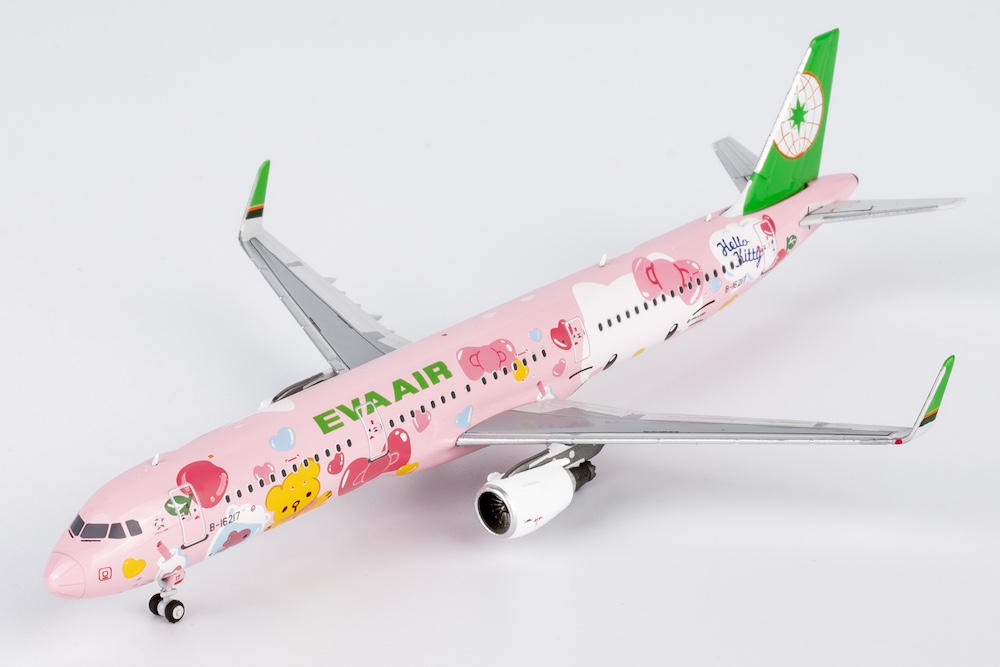 Airbus A321neo Eva Airways HELLO KITTY “Pinky Jet” Sanrio Characters B-16217